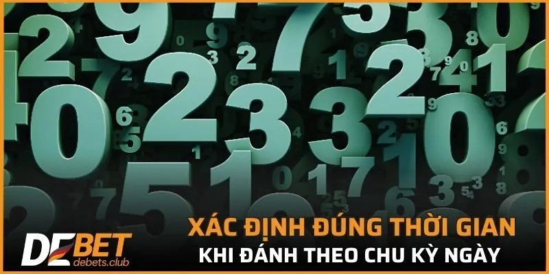 Cần xác định đúng thời gian khi đánh theo chu kỳ ngày đặc biệt