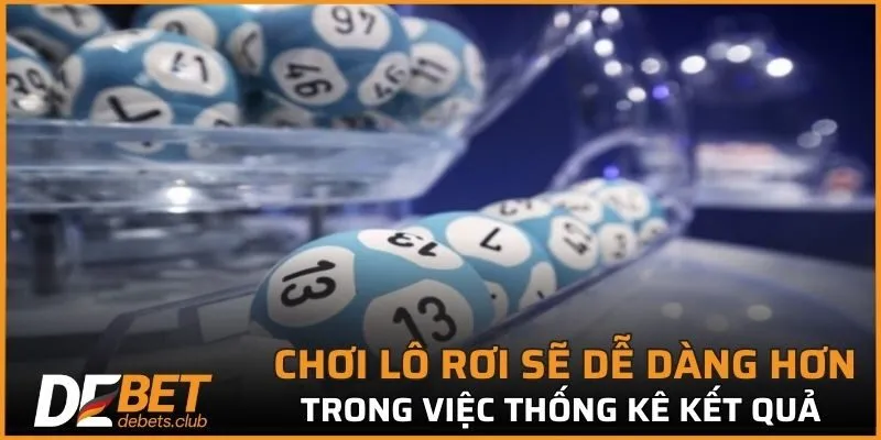Chơi lô rơi sẽ dễ dàng hơn trong việc thống kê kết quả