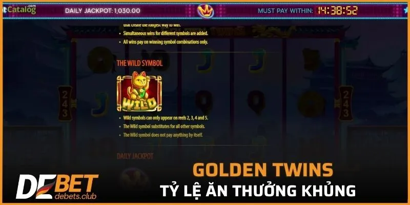 Điểm mạnh của nổ hũ Golden Twins DEBET